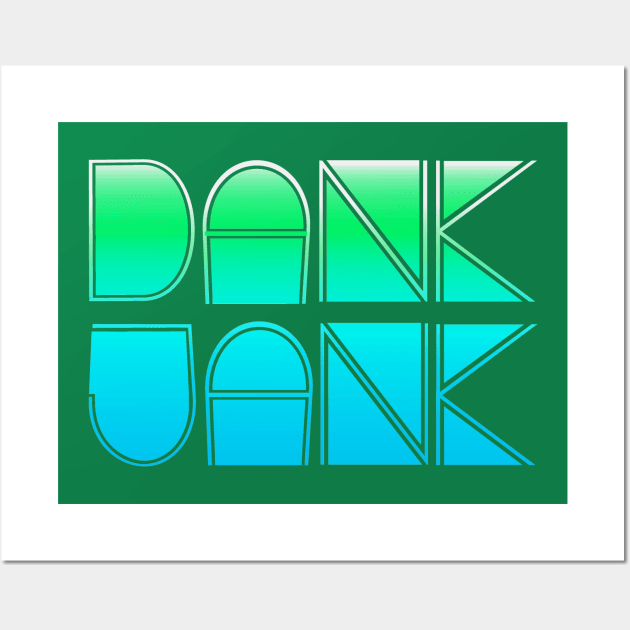 DANK JANK | MTG LINGO DESIGN SIMIC COLORS Wall Art by ChristophZombie